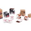 Matho Models 35071 Cardboard Boxes - coffee