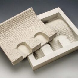 6301 – Silicone mold for the inner wall of the tunnel with step-down niches