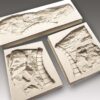 6307 – Set of silicone molds “Tunnel portal incorporated into rock section, 3 moulds