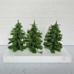 Alternative view of GMS Spruce Tree Set Medium Green – 3 pcs 10 cm | gmss4m