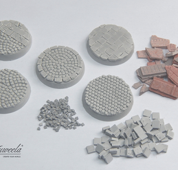 JUWEELA BASES 32MM "COBBLE´N PLATES" 25012